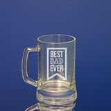 Best Dad Fathers Day Beer Mug Personalised