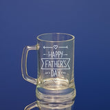 Happy Fathers Day Beer mug Personalised