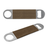 Personalised Bottle Opener with Leather Look Grip - Fully Customised
