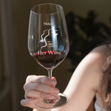 Personalised Red Wine glass as a gift for mum - Mothers day