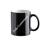 Fully Customized Magic Mug - Black and White Colour