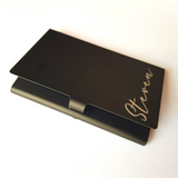 Card Holder Personalised with Name