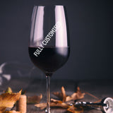 Fully Customised Red Wine Glass