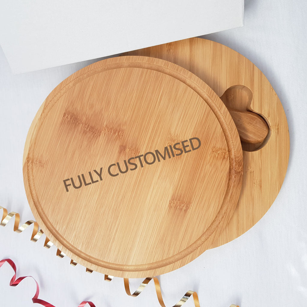 Fully Customised Wooden Cheese Board